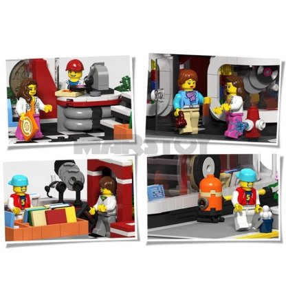 The Guitar House Music Concert Hall Car Wash Shop-marstoy