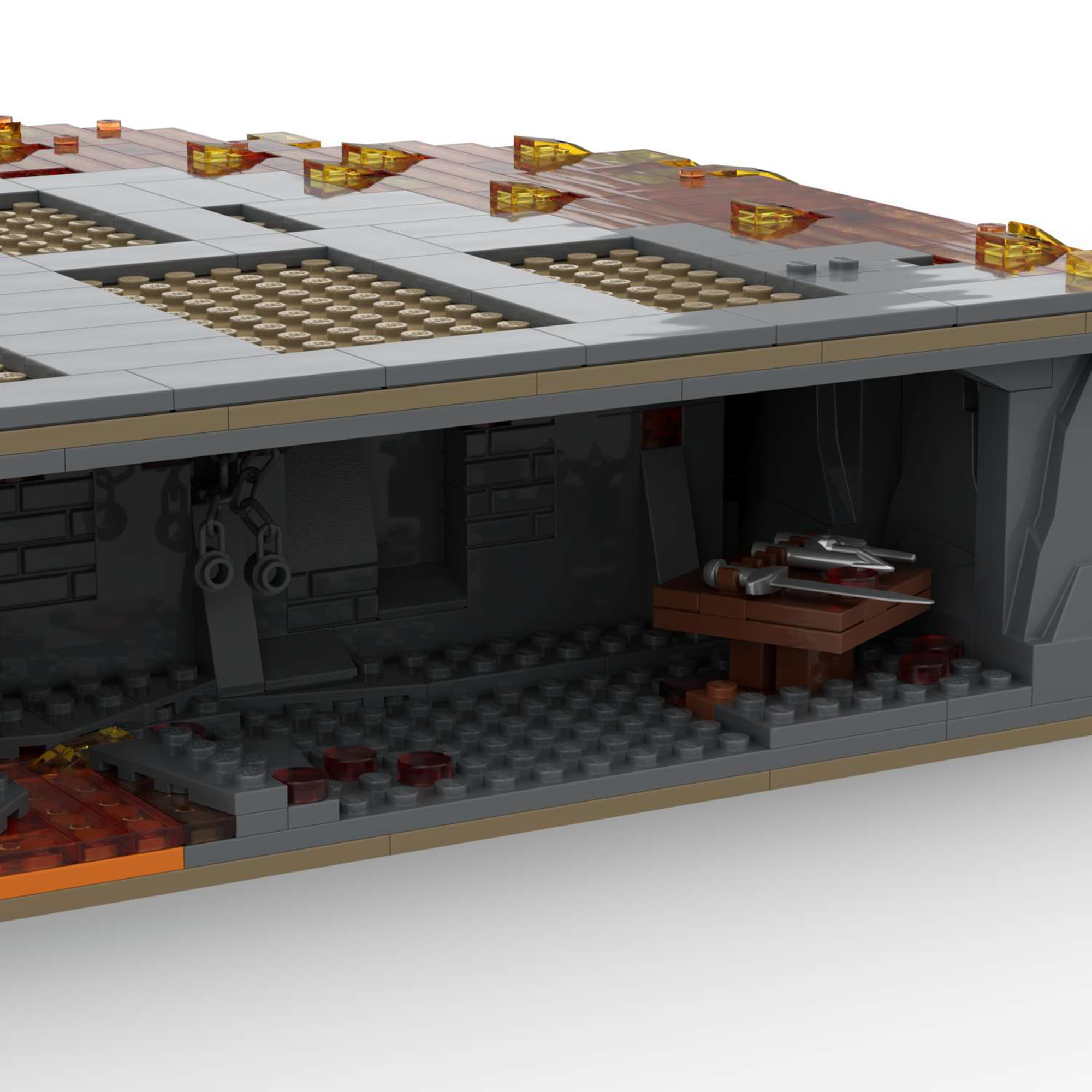 Moc The Base Extension for Barad-Dur (10333)