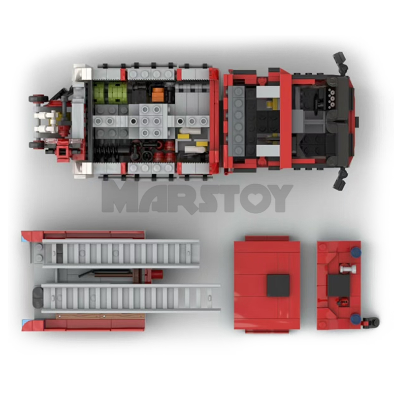 Moc The Munich Fire Truck-marstoy