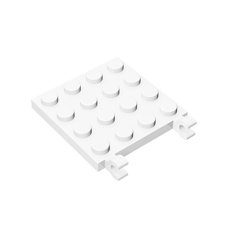 Plate Modified 4 x 4 with 2 Open O Clips (Horizontal Grip)-marstoy