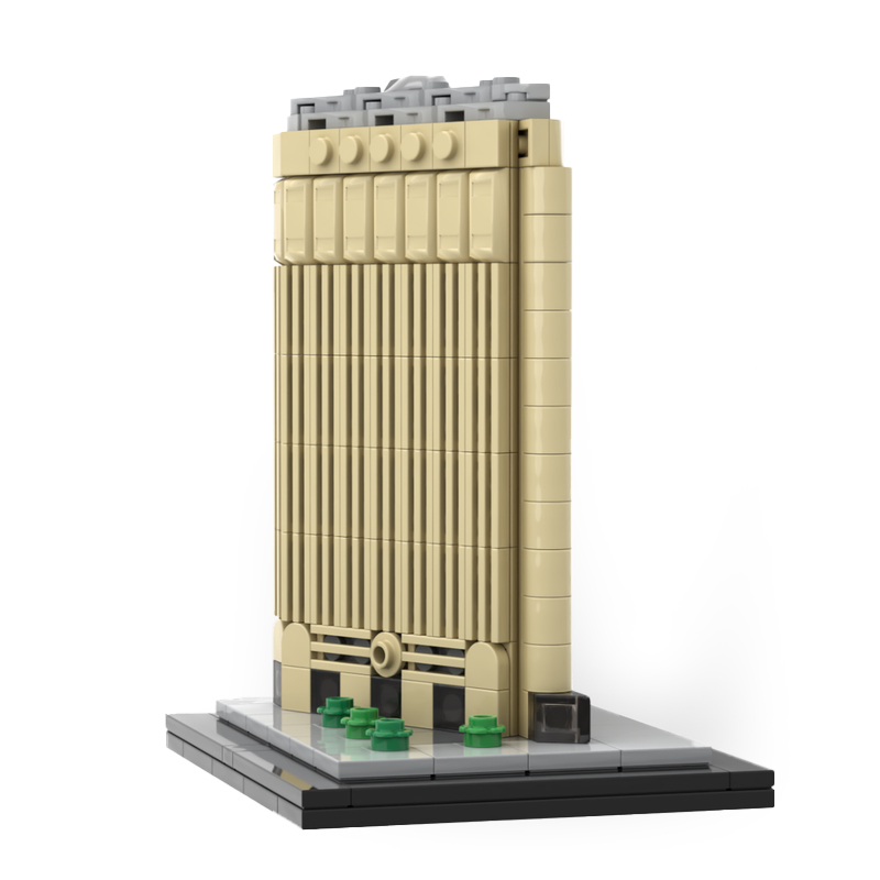 Moc The Flatiron Building 1:800 Scale-marstoy
