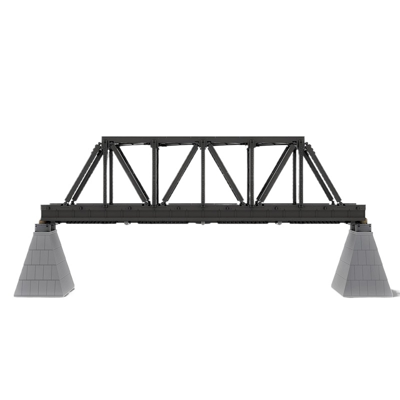 Moc The Iron Truss Railway Bridge-marstoy