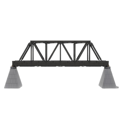 Moc The Iron Truss Railway Bridge-marstoy
