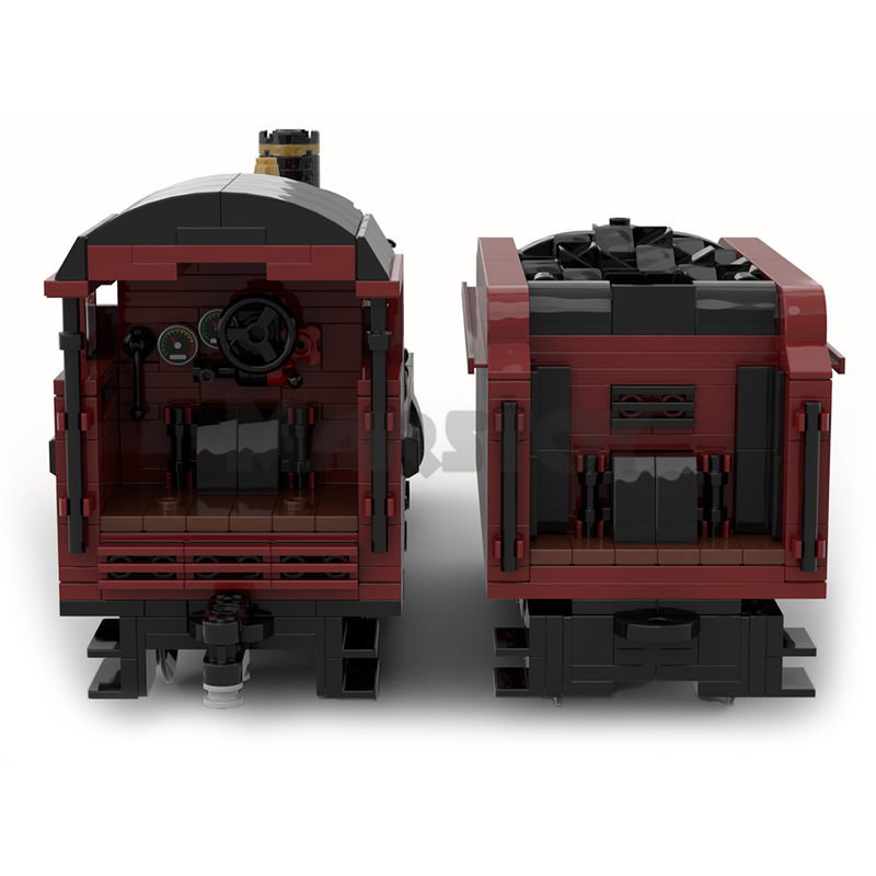 Moc The GWR Hall Class "Olton-Hall" Steam Locomotive (8w)-marstoy