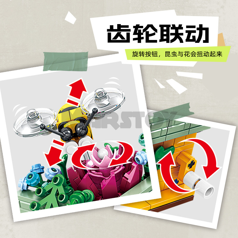 The Insect And Flowers-marstoy