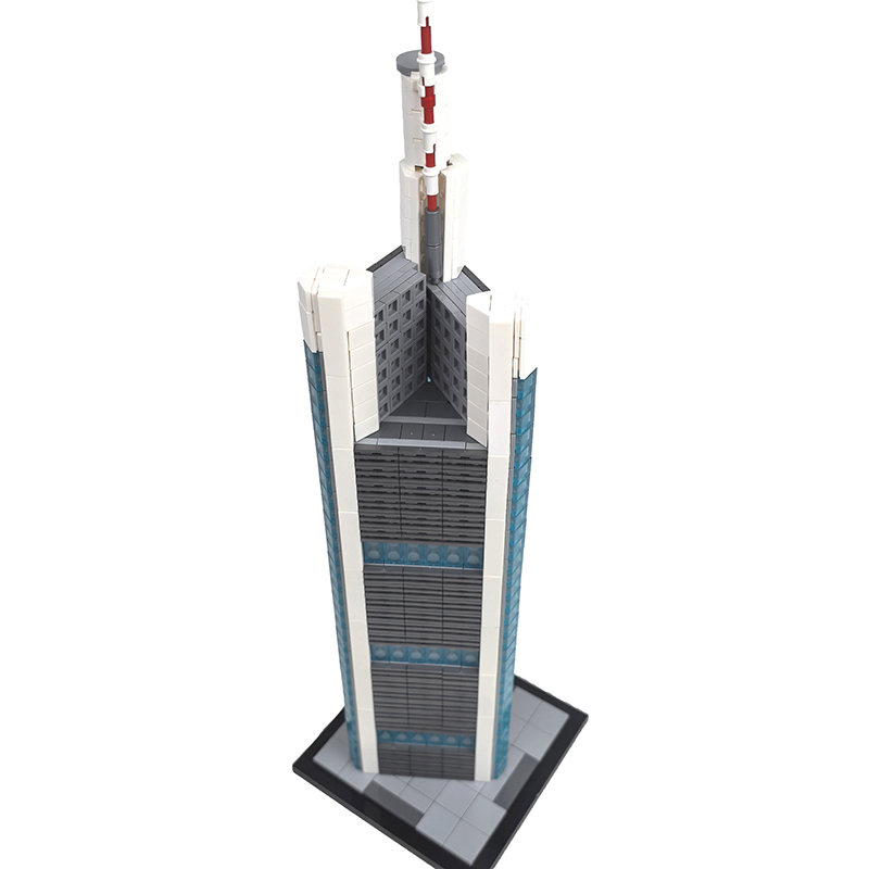 Moc The Commerzbank Tower 1:800 Scale-marstoy