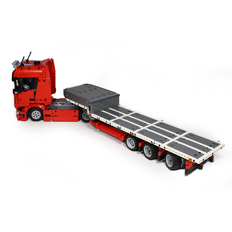 Moc The Scania truck and steering trailer-marstoy