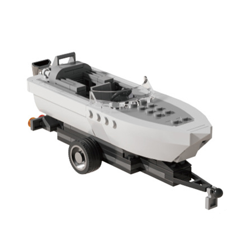 The Trailer With Speedboat-marstoy