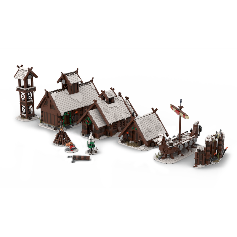 Moc The Winter Viking Village-marstoy