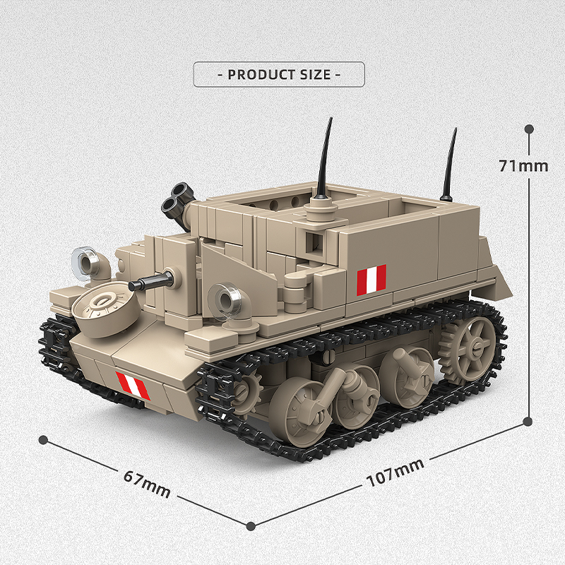 The British Bren gun carrier/QF 2-pounder gun-marstoy