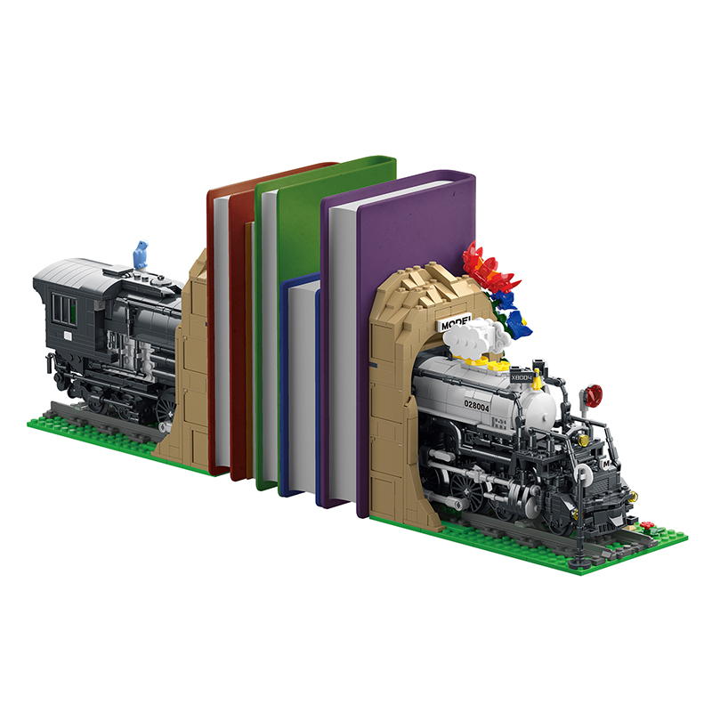 The Steam Locomotive Bookends-marstoy