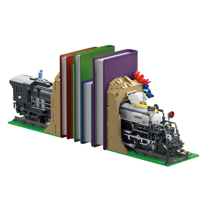 The Steam Locomotive Bookends-marstoy