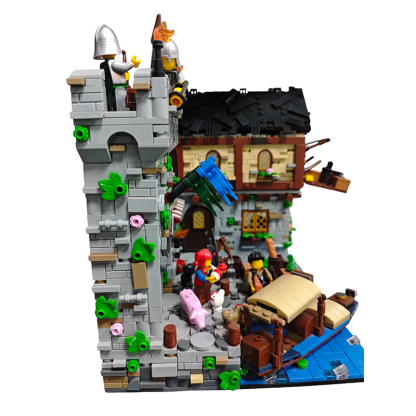 Moc The Medieval Harbor-marstoy