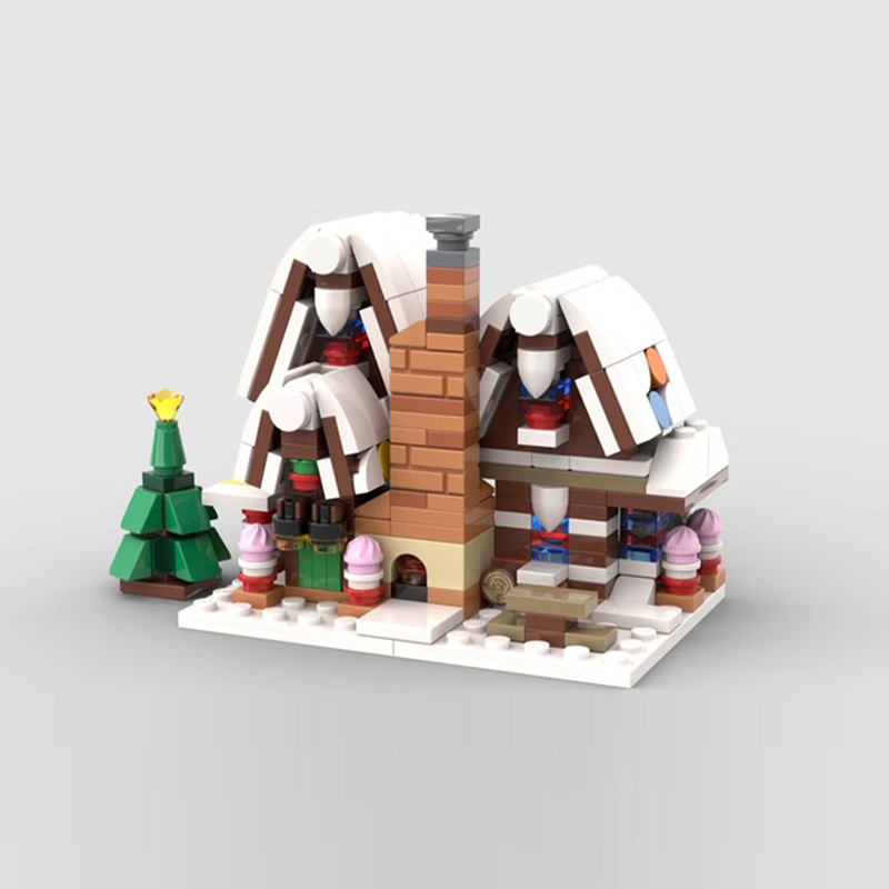 Moc The Mini Gingerbread House-marstoy