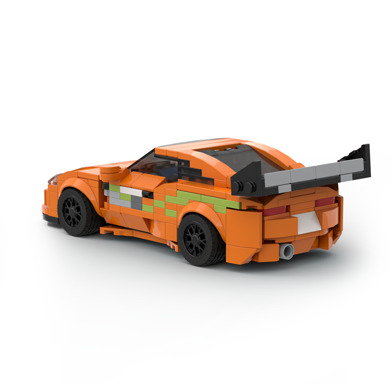 Moc The Supra MK4 - Orange-marstoy
