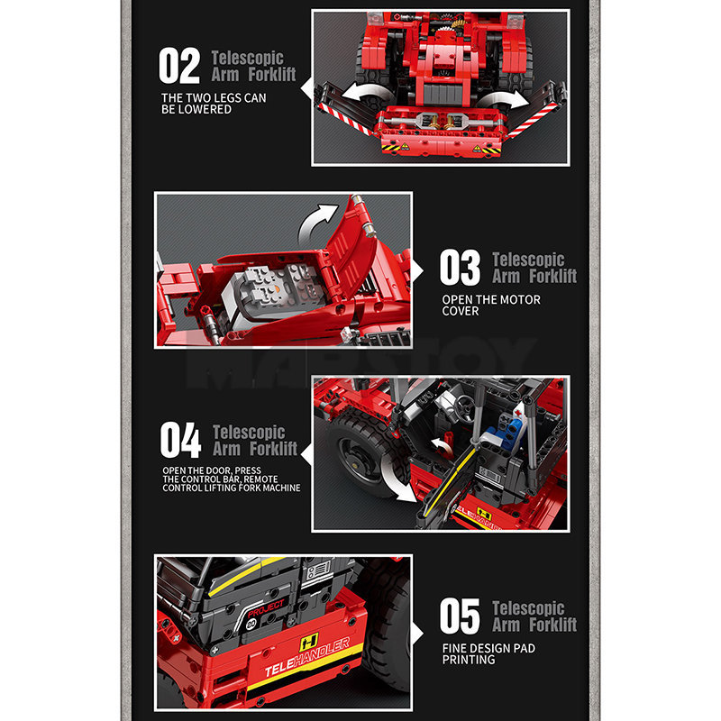 The Telescopic Arm Forklift-marstoy