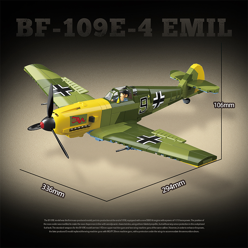 The Messerschmitt BF-109 E-4 Emil-marstoy