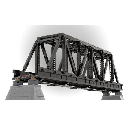 Moc The Iron Truss Railway Bridge-marstoy