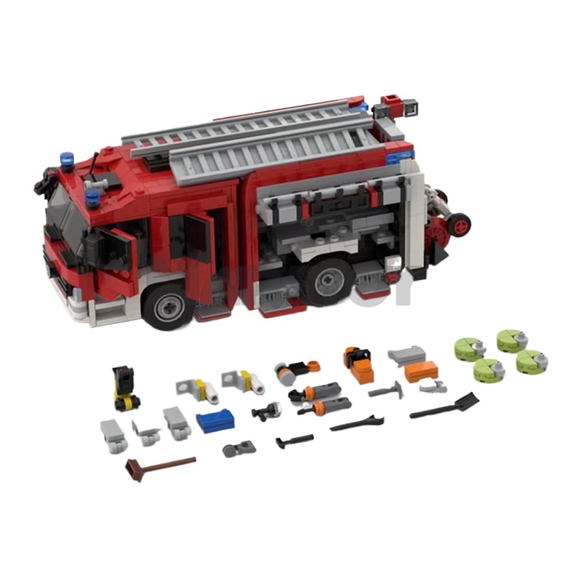 Moc The Munich Fire Truck-marstoy