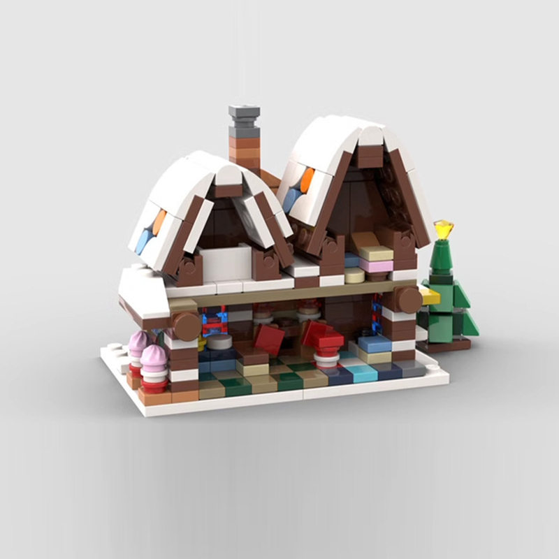 Moc The Mini Gingerbread House-marstoy
