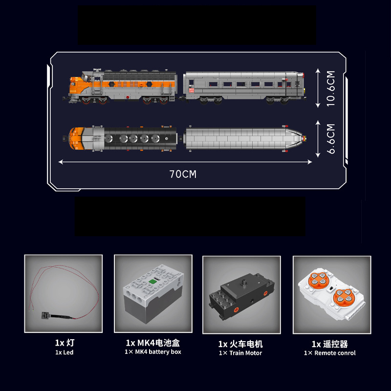 The USA EMD F7 WP Diesel Locomotive-marstoy