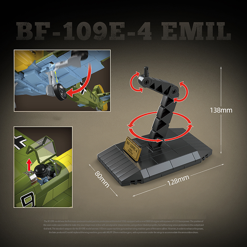 The Messerschmitt BF-109 E-4 Emil-marstoy