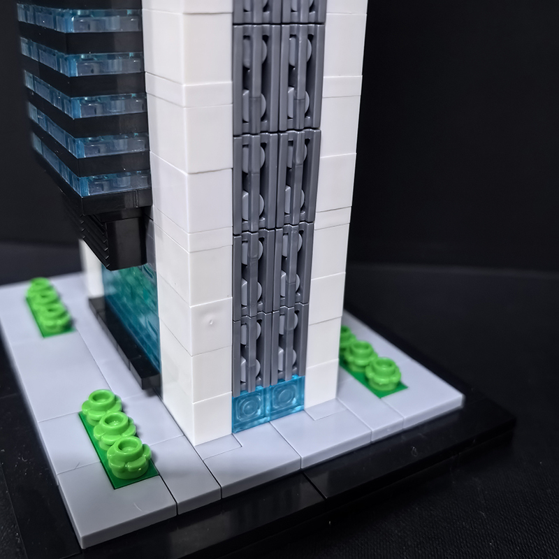 Moc The Torre Cepsa 1:800 Scale (Cepsa Tower)-marstoy