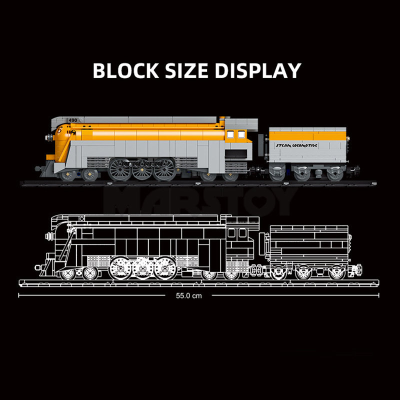 The CO 490 Steam Train-marstoy