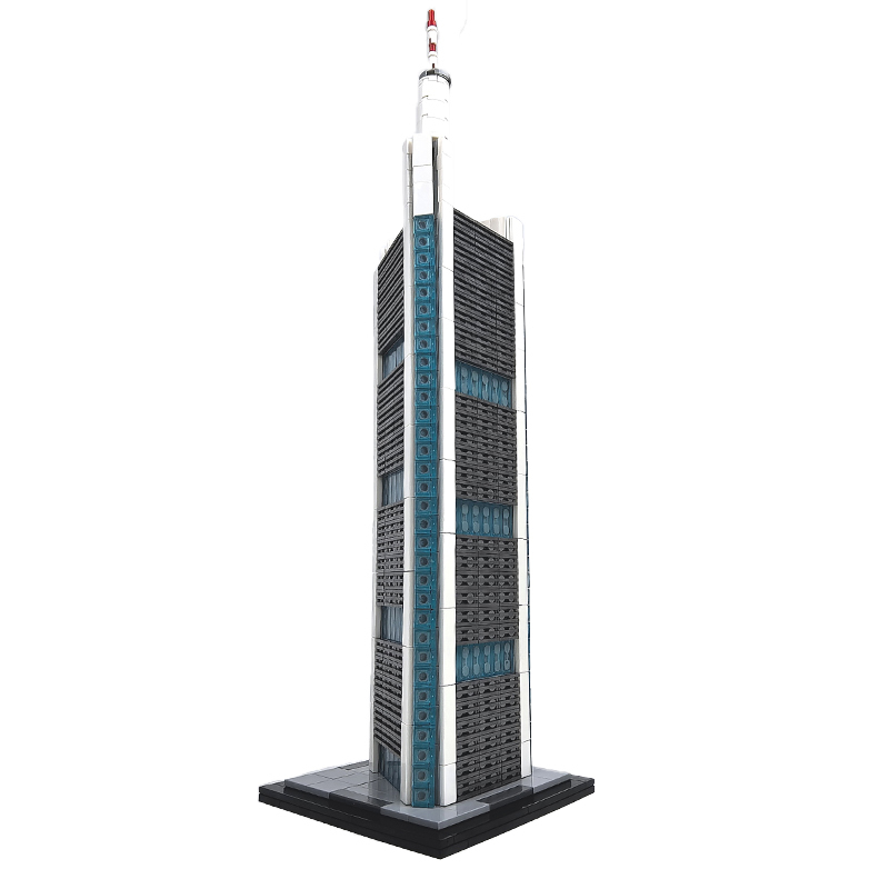 Moc The Commerzbank Tower 1:800 Scale-marstoy