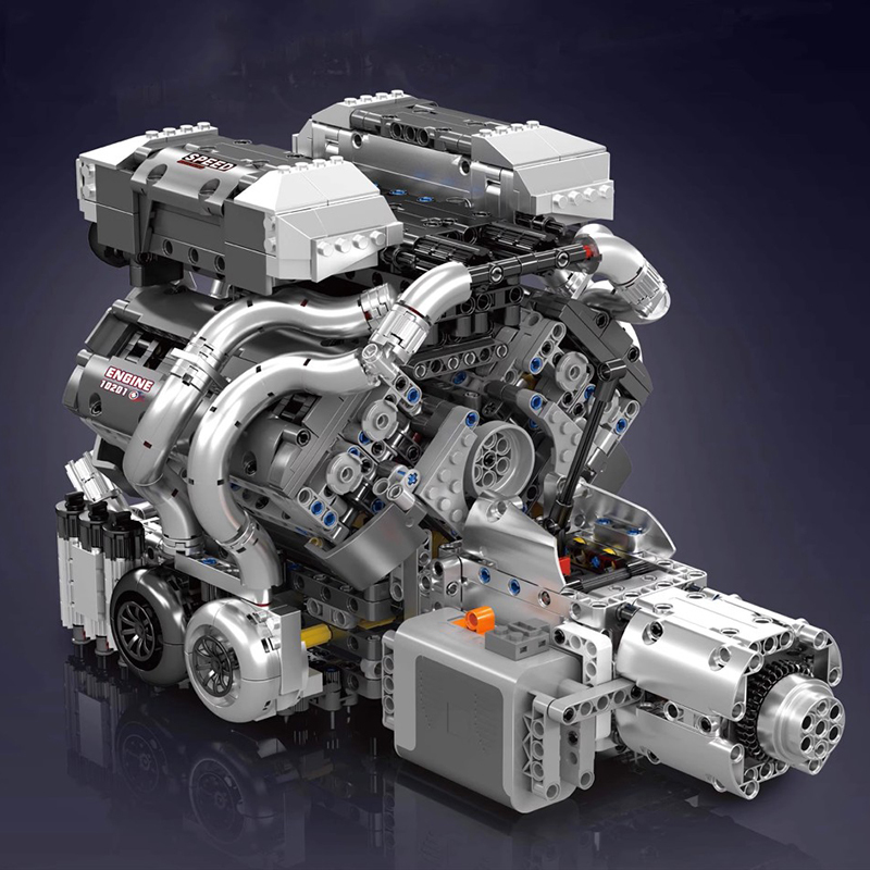 The BUG Supercar W16 Engine + Transmission-marstoy