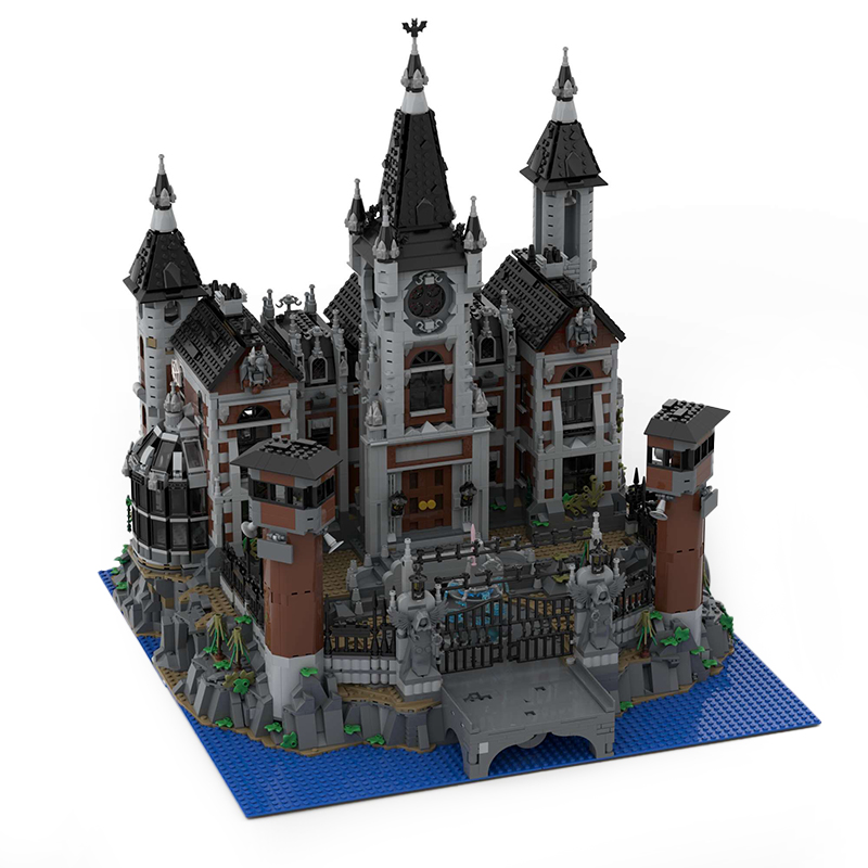 Moc The Modular Arkham Asylum-marstoy