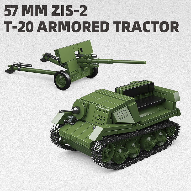 The T20 Tractor + Zis-2 Small Cannon-marstoy