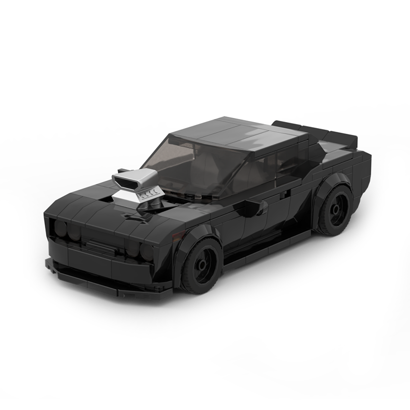Moc The Dodge Challenger - Black-marstoy