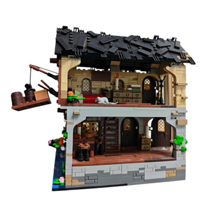 Moc The Medieval Harbor-marstoy