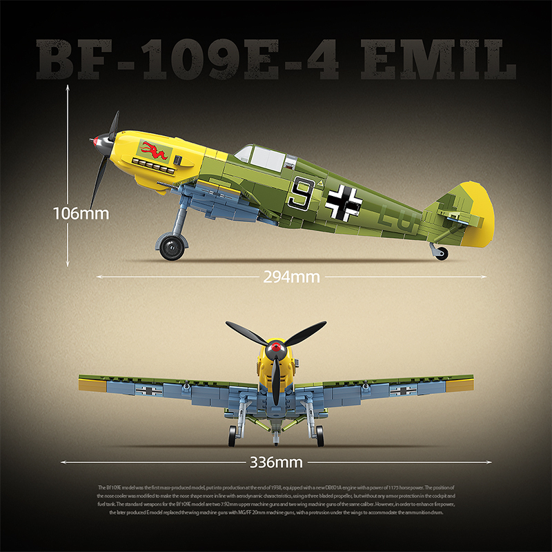 The Messerschmitt BF-109 E-4 Emil-marstoy