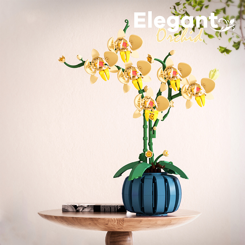 The Light Yellow Orchid-marstoy