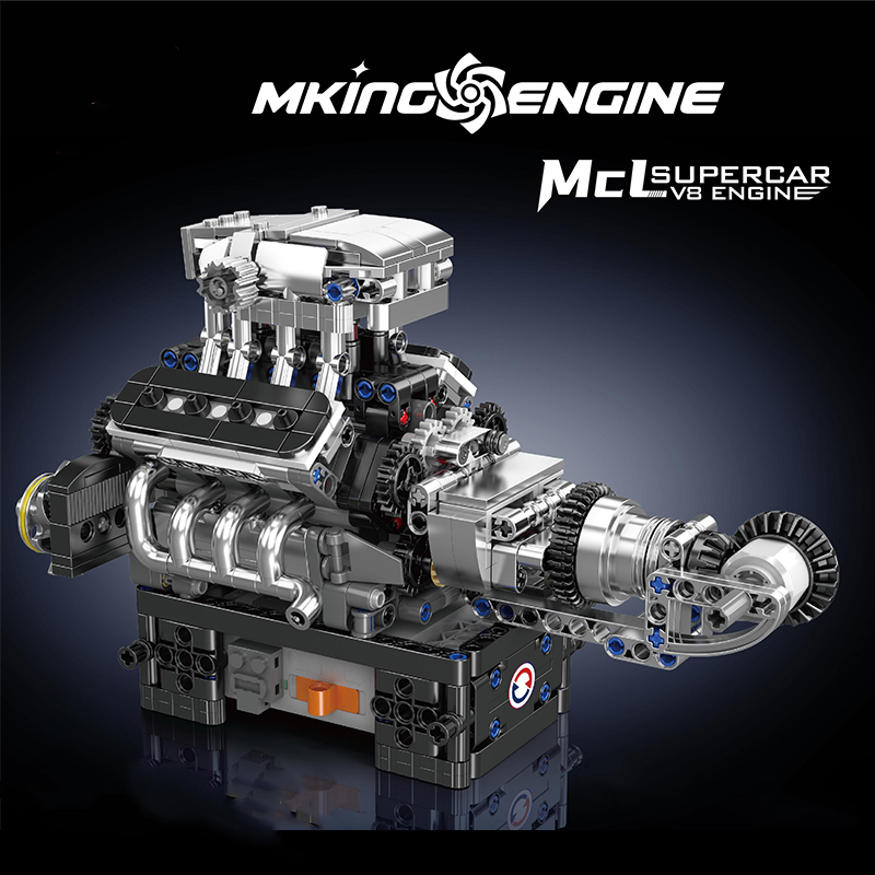 The MCL SuperCar V8 Engine-marstoy