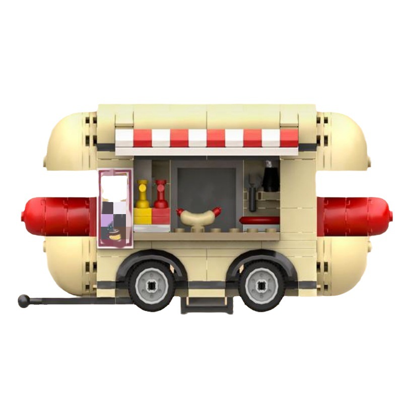 Moc The Hotdog Trailer-marstoy