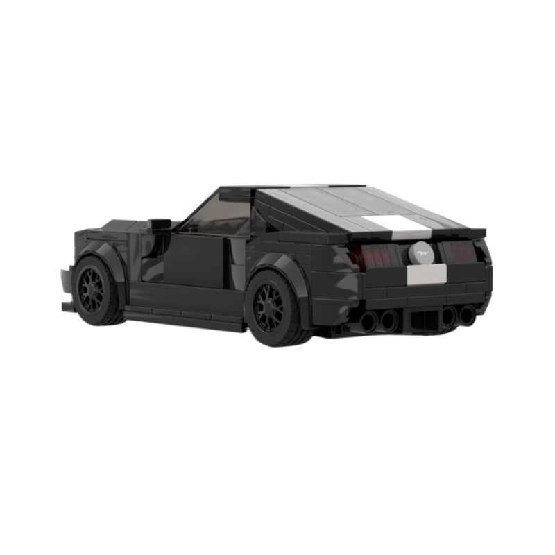Moc The Ford Mustang - Black-marstoy