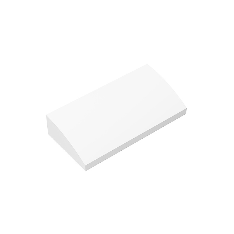 Slope Curved 2 x 4 x 2/3 with Bottom Tubes-marstoy