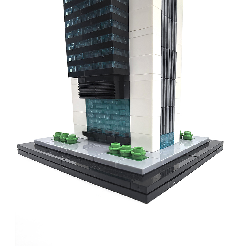 Moc The Torre Cepsa 1:800 Scale (Cepsa Tower)-marstoy