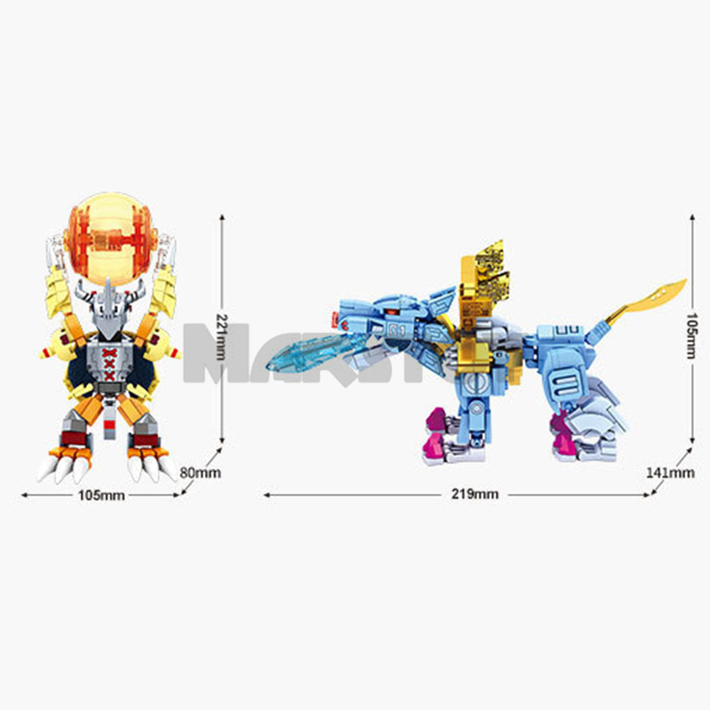War Greymon VS Metal Garurumon-marstoy