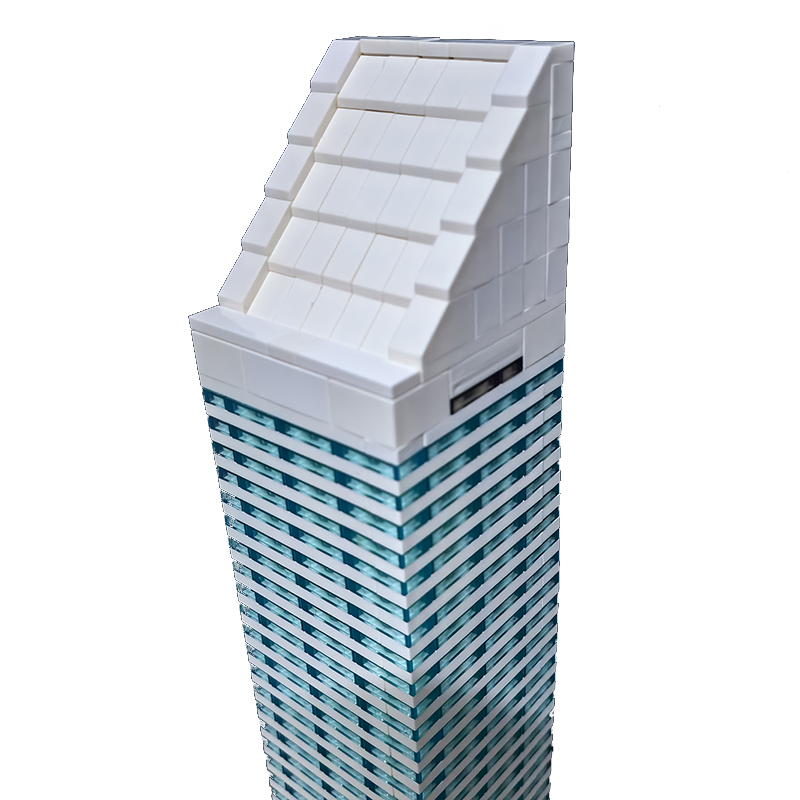 Moc The Citigroup Center (Citicorp Center) 1:800 Scale-marstoy