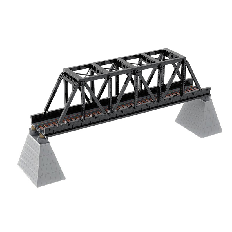Moc The Iron Truss Railway Bridge-marstoy