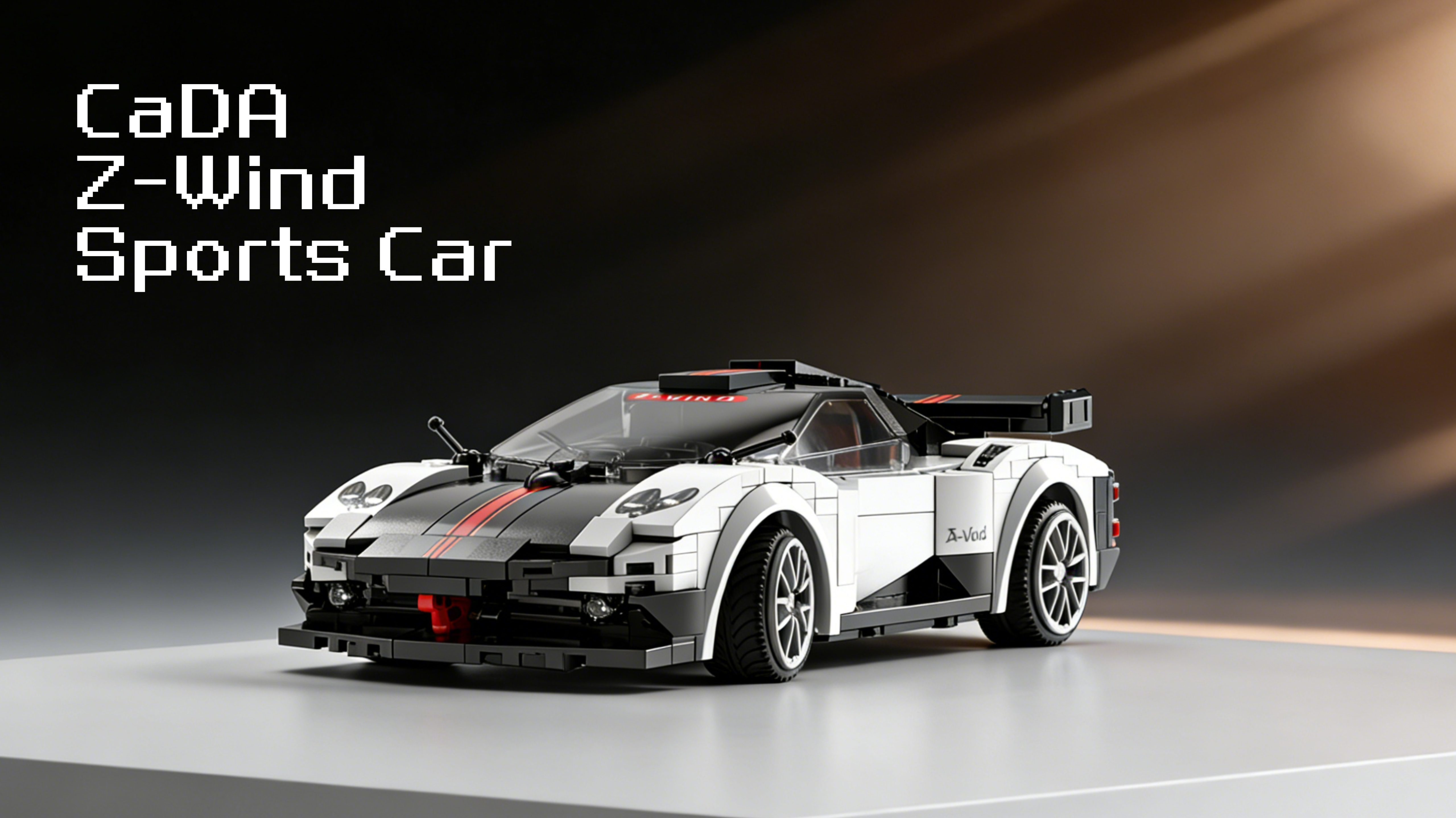 マジェプリ　コンプリートセット CaDA Z-Wind Sports Car Building Kit: Hyper-Detailed RC Supercar