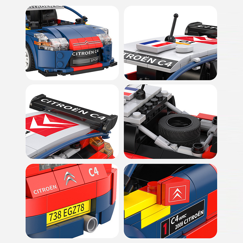 The 1:20 2008 Citroen C4 WRC-marstoy