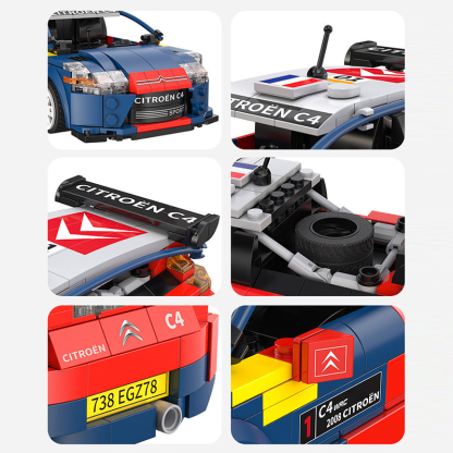 The 1:20 2008 Citroen C4 WRC-marstoy