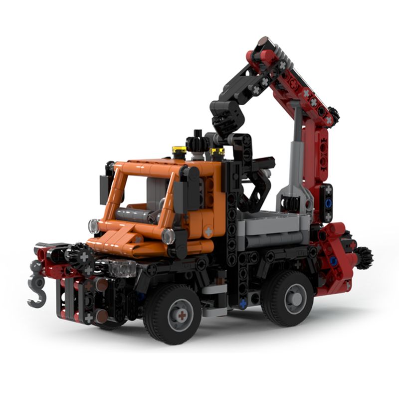 Moc The Mini 8110 Mercedes Unimog U400-marstoy