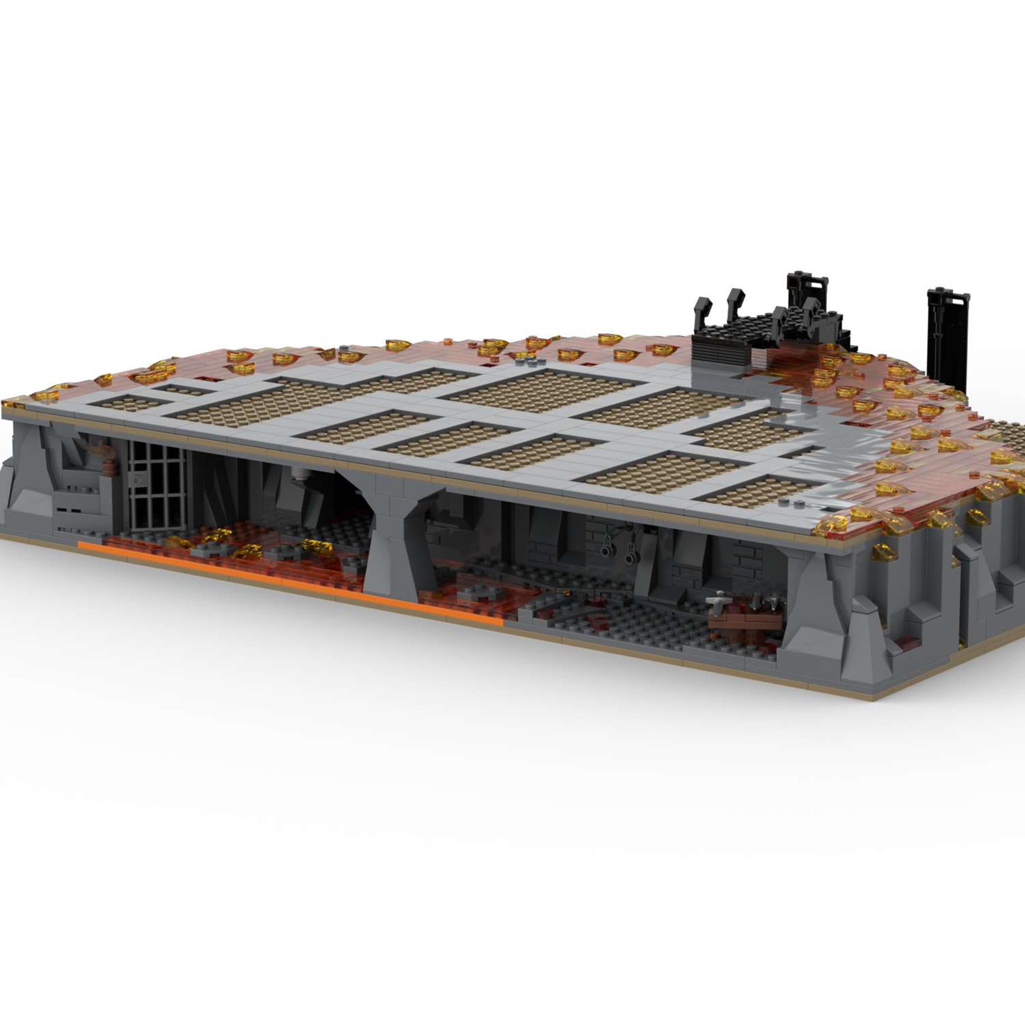 Moc The Base Extension for Barad-Dur (10333)