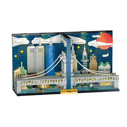The Manhattan Skyline Bookends-marstoy
